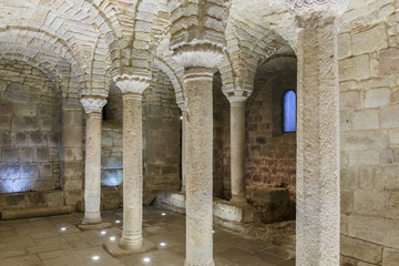 Fototapeta premium Interior into an old Crypt