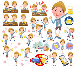 Jacket Short pants men_alcohol