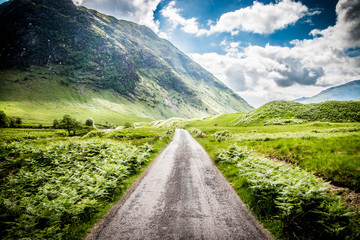 Fototapeta premium Droga Glen Etive