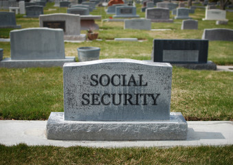 Social Security Failure Death Grave Gravestone Cemetery Broken