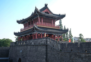 The old fortress and the at jingzhou ,wuhan