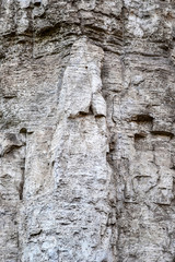 Ancient Roman stone background, Roman concrete, Rome.