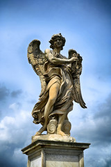 Angel Statue, Castel Sant'Angelo. Rome, Italy