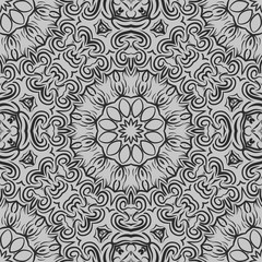 Art deco floral pattern of geometric elements. seamless pattern. Vector illustration. design for printing, presentation, textile industry.
