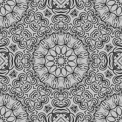 Art deco floral pattern of geometric elements. seamless pattern. Vector illustration. design for printing, presentation, textile industry.