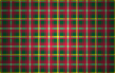 Abstract modern fresh geometric background red green color tartan vector
