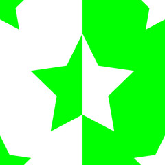 beautiful green and white star for pattern and background,vector illustration