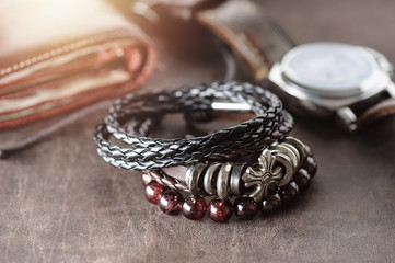 leather bracelets for men