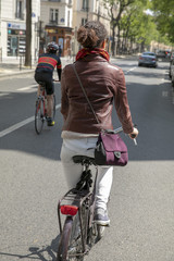 Bicycle ride in Paris 