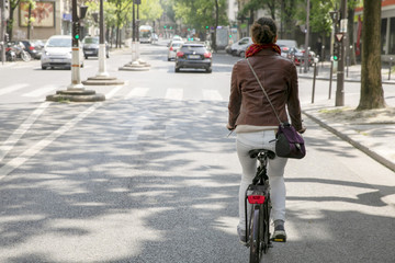 Bicycle ride in Paris 