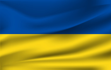 Waving flag of Ukraine, 