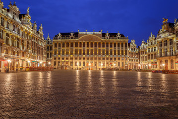 Fototapeta na wymiar Brussels. Grand Place Square.