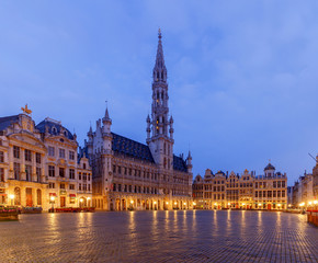 Fototapeta na wymiar Brussels. Grand Place Square.