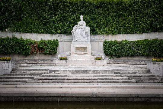 Monument of empress Elisabeth of Austria in Volksgarten Vienna