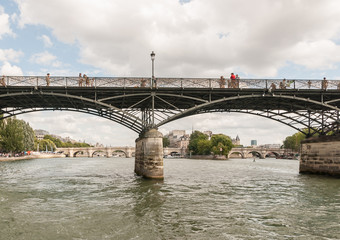 Fototapeta na wymiar France. Bridges over the river Seine in Paris