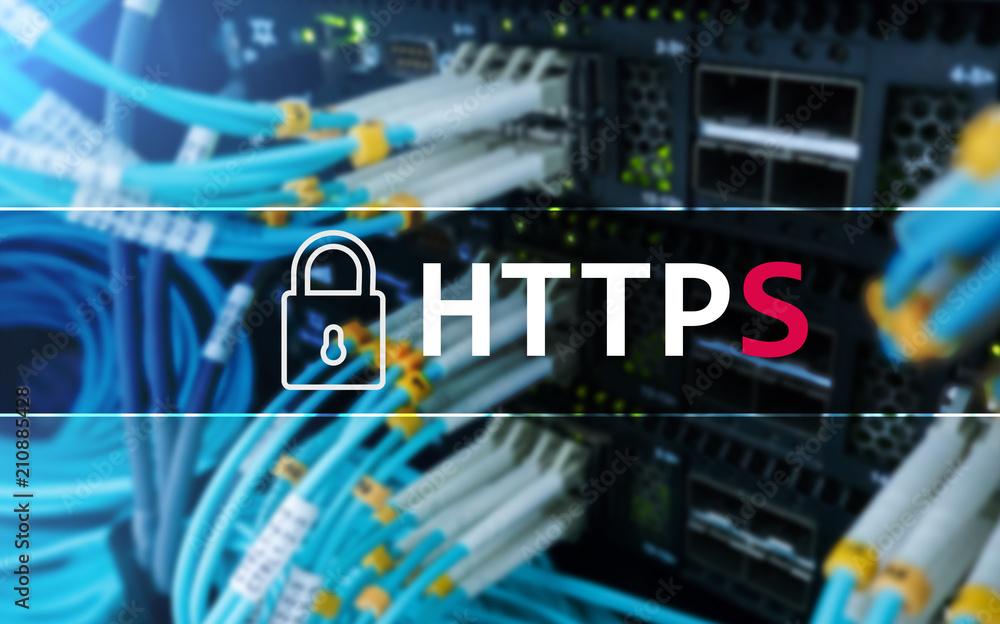 Poster https, secure data transfer protocol used on the world wide web.