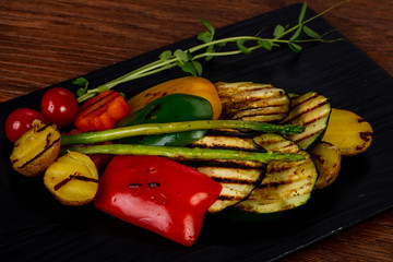 Hot Grilled vegetables