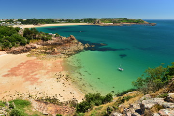 Beauport, Jersey, U.K.
Idyllic summer coastline.