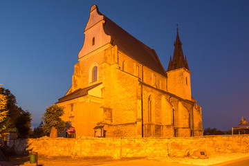 Fototapeta na wymiar Church in Skalbmierz, Swietokrzyskie, Poland