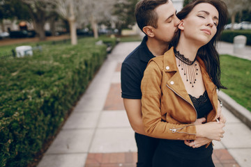Fototapeta premium young couple together