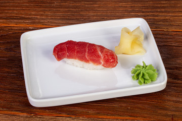 Japanese sushi with tuna