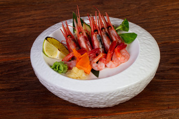 Japanese sashimi Prawn
