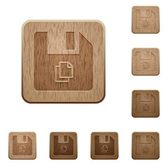 Copy file wooden buttons