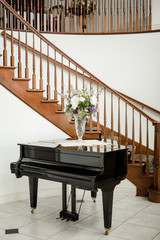 Baby Grand Piano in Fancy House