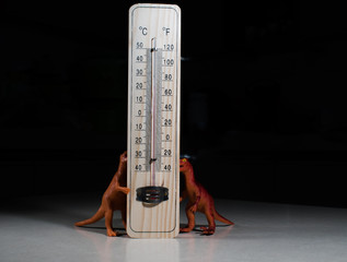 Dinosauri e termometro