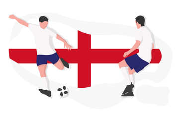 Fototapeta premium England fifa football soccer team 2018 world cup