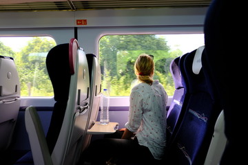 girl in the train