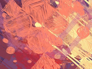 Abstract painting on canvas. Hand made art. Colorful texture. Modern artwork. Strokes of fat paint. Brushstrokes. Contemporary art. Artistic background image.