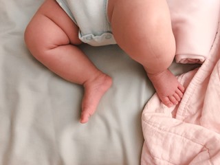 Baby girl lower body