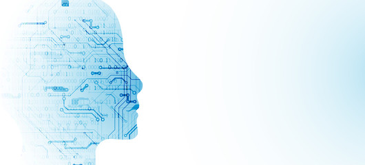 Artificial intelligence concept. Technology background.