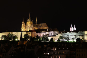 Fototapeta na wymiar Prague by night