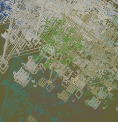 Abstract painting on canvas. Hand made art. Colorful texture. Modern artwork. Strokes of fat paint. Brushstrokes. Contemporary art. Artistic background image.