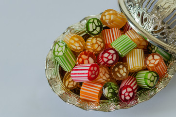 Feast Candy. Colorful,traditional Turkish/Ottoman hard candies