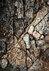 stone background with small pebbles