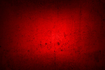 Red concrete wall