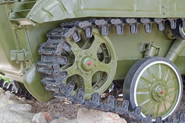 Caterpillars of the old tank
