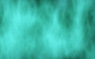 Background of abstract green color smoke. The wall of green fog. 3D illustration