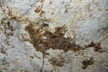 Beautiful crystals of karst caves