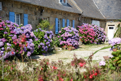 Haus In Der Bretagne Stock Photo And Royalty Free Images On