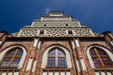 Obraz premium TOWN HALL - Historic building of small spa town of Kamien Pomorski 