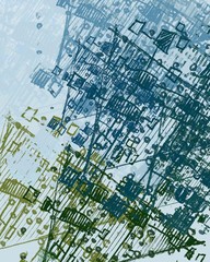 Abstract painting on canvas. Hand made art. Colorful texture. Modern artwork. Strokes of fat paint. Brushstrokes. Contemporary art. Artistic background image.