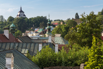 Baroque architecture in Banska Stiavnica, central Slovakia