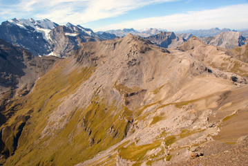 Mountains in the Alps Switzerland