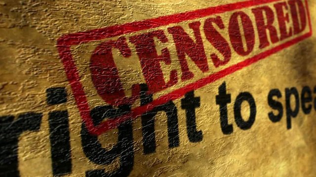 Censored rights to speak