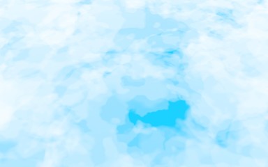 Background of abstract white color smoke isolated on blue color background. The wall of white fog. 3D illustration