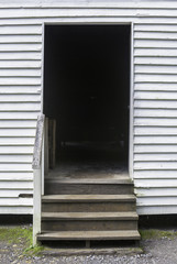 Entrance to the Cades Cove Primitive Baptish Church, Great Smoky Mountains National Park